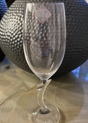 RIEDEL SOMMELIERS 2001 Handmade Crystal Champagne Flutes-Signed Millennium
