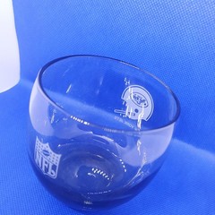 New York Jets Helmet NFL Smokey Vintage Football whiskey glass