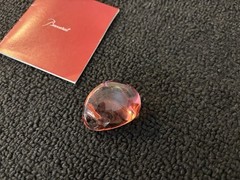 Rose Pebble Pendant Without Cord In Baccarat Crystal Mod3
