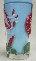 Morning-Glory 5″ Peanut Butter Glass Glasses Drinking Kitchen Mauzy 26-3