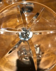 Crystal set Miller Rogaska-Tulipe signed Wine Glasses & Water Goblets (16 pcs)