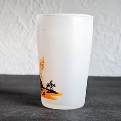Vintage 4″ Arizona «Yucca» Frosted Glass from Blakely Gas Station. EB