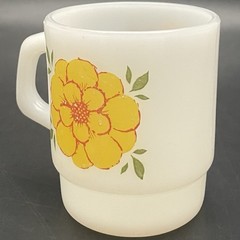 Fire King by Anchor Hocking Day Breaker Stackable Coffee Mug 1960-1976 USA 8oz