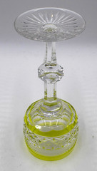 St. Louis Cut to Clear Chartreuse Wine Glass – Trianon Pattern