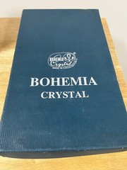 Beautiful Bohemia Czech Republic Lead Crystal Champaign Glasses Set Of 6