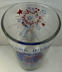 Vintage Drinking Glass Ottawa Display Fireworks Marne Michigan Native American