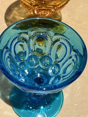 Le Smith Vintage Champagne Coupe/Sherbert Glasses 4Pieces Moon and Stars