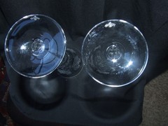 WATERFORD EUC CRYSTAL CHAMPAGNE WEDDING HEIRLOOM GLASS x2 DISCONTINUED – NR