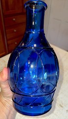 Vintage Colbalt Blue Ring of Rings Decantur Circa 1930s