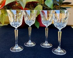 Mikasa Park Avenue 4 Water Goblets 8 3/8″ or 4 Wine Goblets 8″