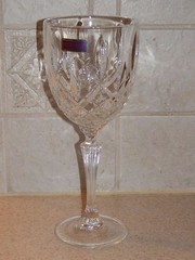 WATERFORD CRYSTAL MARQUIS LINE MARKHAM PATTERN ALL PURPOSE GOBLET 8 5/8″