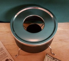 6 Cup Vintage Pyrex Nescafe Coffee Maker with Coffee Warmer 1955