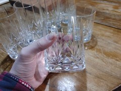 Lot Of 6 Miller Rogaska Crystal Old-Fashioned Glasses