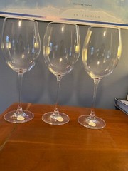 Lenox Crystal Wine/Goblets 10 1/2 inches Made in Austria – Set of 3