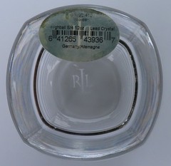 Ralph Lauren Mercer Pattern Fine Lead Crystal Highball Glass 12 fl oz Single