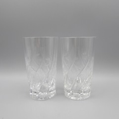 Mikasa Crystal Barware ENGLISH GARDEN Highball Tumblers – Set of Two