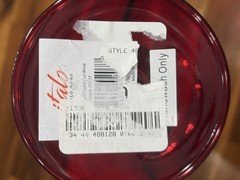 6pc Italo Home Hand Cut Ruby Red Wine Glasses 9.75″ Turkey NEW w/ Stickers