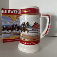 Budweiser Beer 2025 Clydesdale Stein 46th Limited Edition Collectible Breweriana