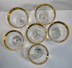 Tiffin-Franciscan Melrose 6-3/8 Inch Saucer Champagne / Sherbet Glass – Set Of 6