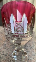 BACCARAT CRYSTAL RHINE WINE GLASS COLBERT COLOR MINT