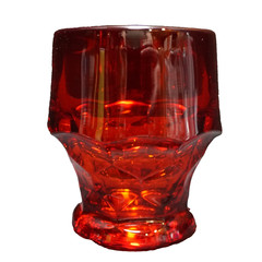Viking Georgian Ruby Red 5 Oz Flat Tumbler 3 1/2 IN