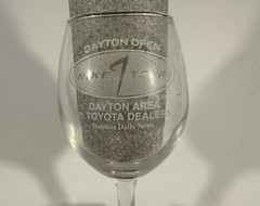 The Golf Club Yankee Trace Wine Glass Dayton Open Nike Tour Toyota Sponsored