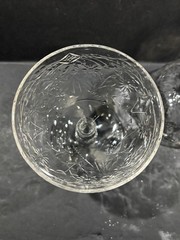 Libbey Rock Sharpe Cut Crystal Sorbet Goblets Set of 2 – Excellent Shape