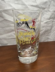 Vintage Marcrest Swiss Alpine Cheese advertising Drinking Glasses MCM 8oz Single
