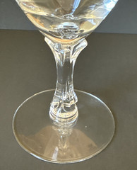 Fostoria Wheat Spray Crystal Water Goblets Set of 2 Elegant Stemware