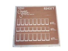 Libbey Glassware 24 Pc Tumbler Set Tawny Brown Country Squire 82437T NOS READ