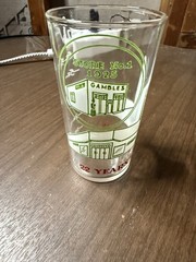 1947 Gambles Store Pyro Glass Tumbler Vintage