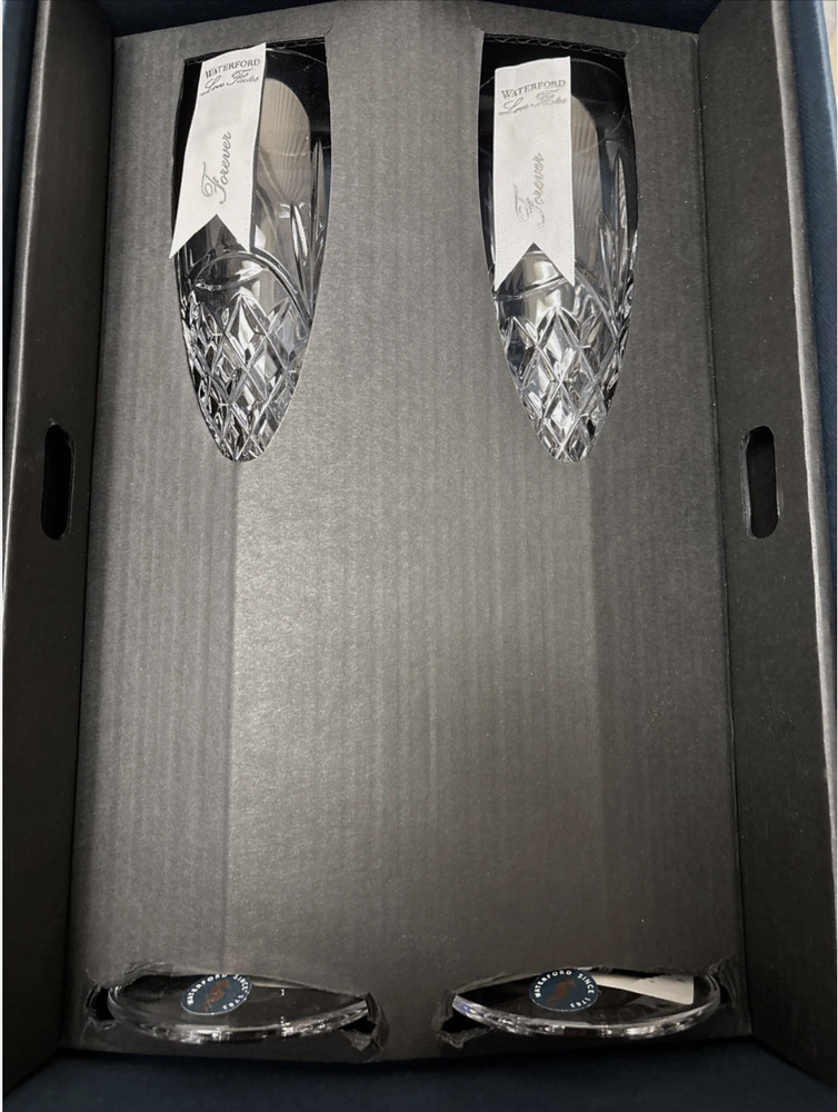 Waterford – Love Forever Toasting Flute Pair (Please See Description)