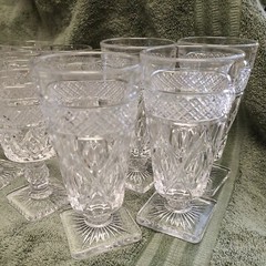 4 CAPE COD STEMS BY IMPERIAL GLASS 4 OZ APPROXIMATELY – 5.25″ TALL 2.5″ ACROSS