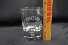 Set of 2 Baileys Irish Cream Logo Heavy Base Rocks Glasses Old Fashioned