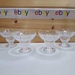 4 Fine High Quality Glass Ice Cream Sundae Cups The Sweet Shoppe Collection