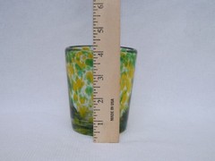 Single Replacement Glass Vintage Handblown Mexican Confetti Tumbler