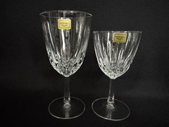 Luminarc Verrerie D’Arques France 4 (10 oz) & 4 (6 oz) Water Wine Glasses 8 pc
