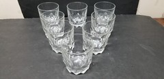 8 ARCOROC FRANCE ARCTIC OLD FASHION ROCKS GLASSES 3 3/8″