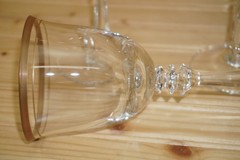 Mikasa Empire Gold Trim (4) Water Goblets, 8 1/4″ (G14)