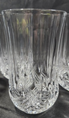 Vintage Set Of 4 ~ Cristal d’Arques «CRA148» High Ball Glasses 5 -1/8” Tall