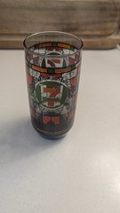 Rare 7-11 Convenience Store Tumbler6 Inch Stained Glass Style 70’s