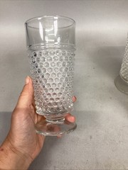 Set Of 7 Anchor Hocking Iced Tea Glass Tumblers – 6.5”H