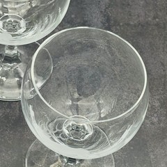 6 Vintage Crystal Shot Glasses Paneled Design 3.25″ Tall Weighted Bottom