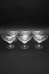Glasses Rosenthal Motif Romance II Sorbet 4″ high x 4 3/4″ wide SET OF 6