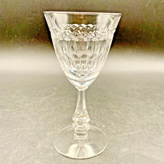 Tiffin-Franciscan Enchanted Crystal Wine Glass – 5 1/2″ EUC – Multiple Avail