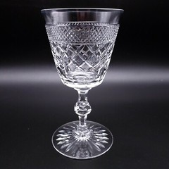 5″ Vintage Crystal Vine Cordial Glass UNKNOWN MANUFACTURER