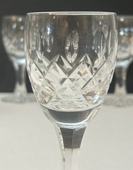 Royal Briefly Gainsborough 4-3/4” Sherry / Aperitif Crystal Glasses, Set of 4