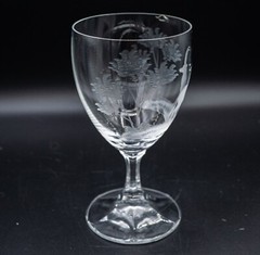 CHIP READ – Queen Lace Crystal «Kenyan African» Sable Wine Glass – 5 1/2″ #I