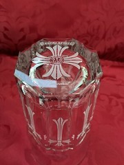 NIB FLAWLESS Glass BACCARAT France Crystal CHROME HEARTS Dagger HIGHBALL Tumbler