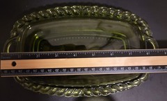 Colony Crown Green Creamer and Sugar With An Underplate In the Original Box